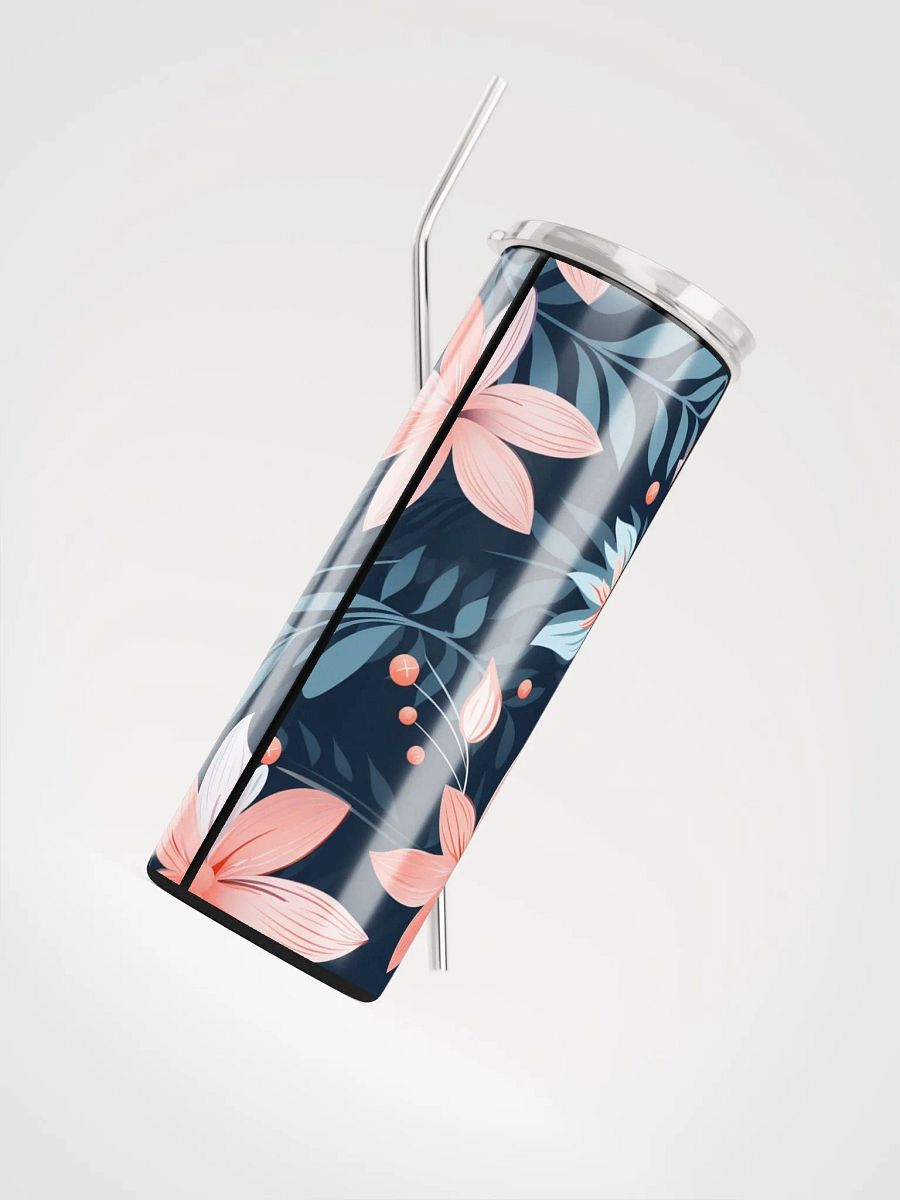 Forest Style Pastel Pink Flower Stainless Steel Tumbler product image (4)