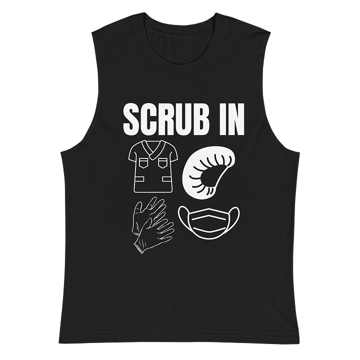 scrub in Bella+Canvas Muscle Tank product image (2)