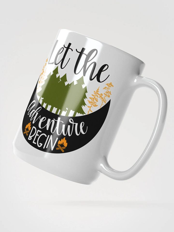 Adventure Begins White Coffee Mug product image (2)