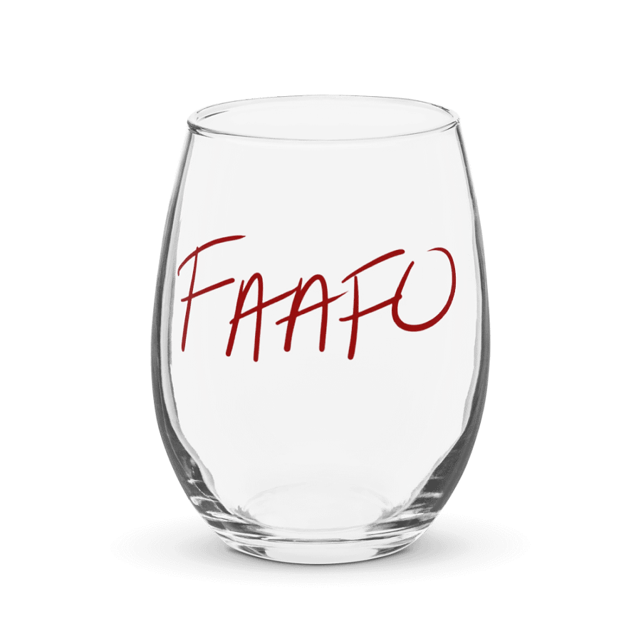 FAAFO Stemless Wine Glass product image (1)