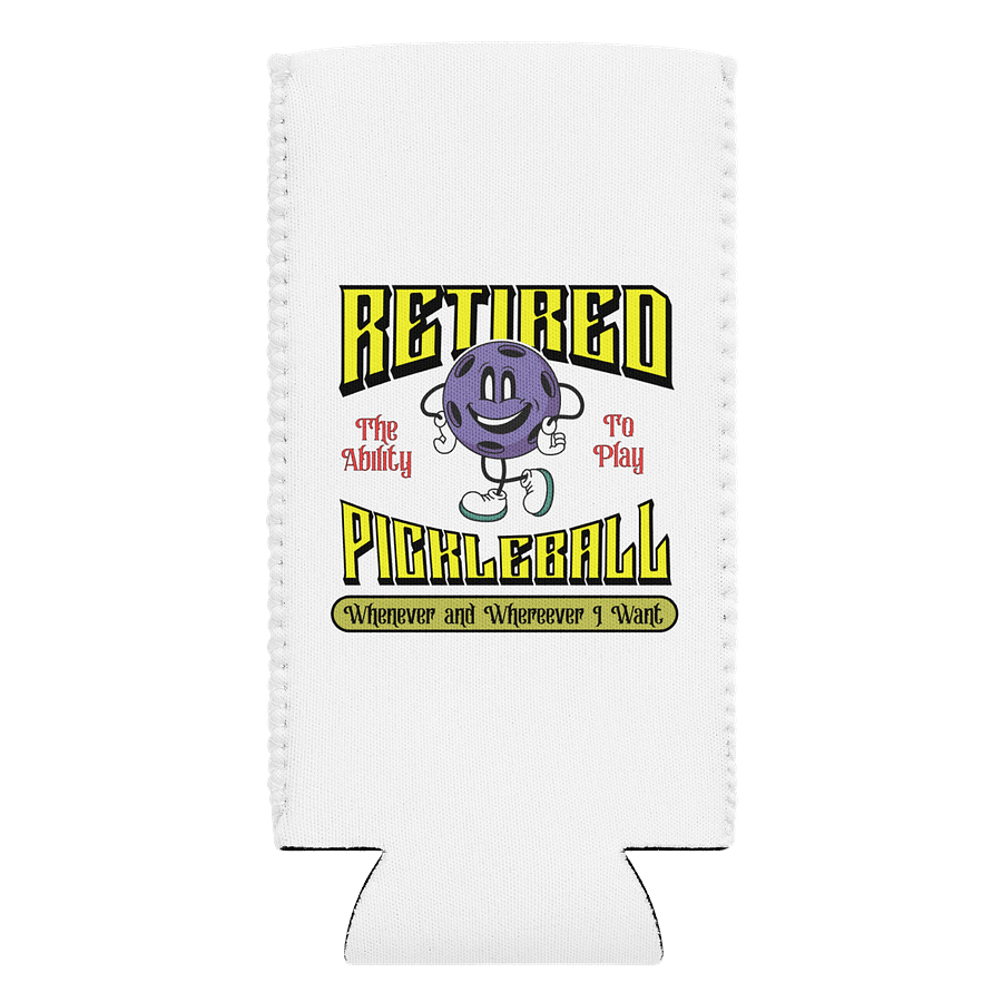 Retired Pickleball Can Cooler product image (1)