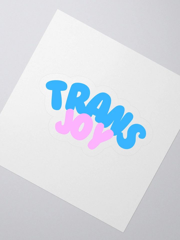 Trans Joy Sticker product image (2)