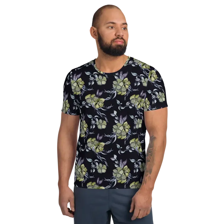 Gothic Flower | Men´s Athletic T-Shirt product image (1)