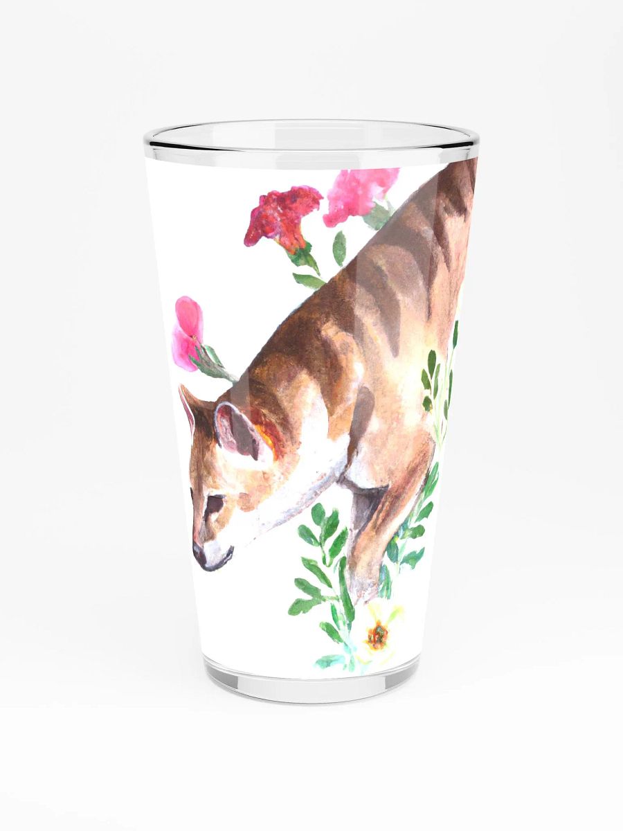 Thylacine Watercolor glass product image (3)