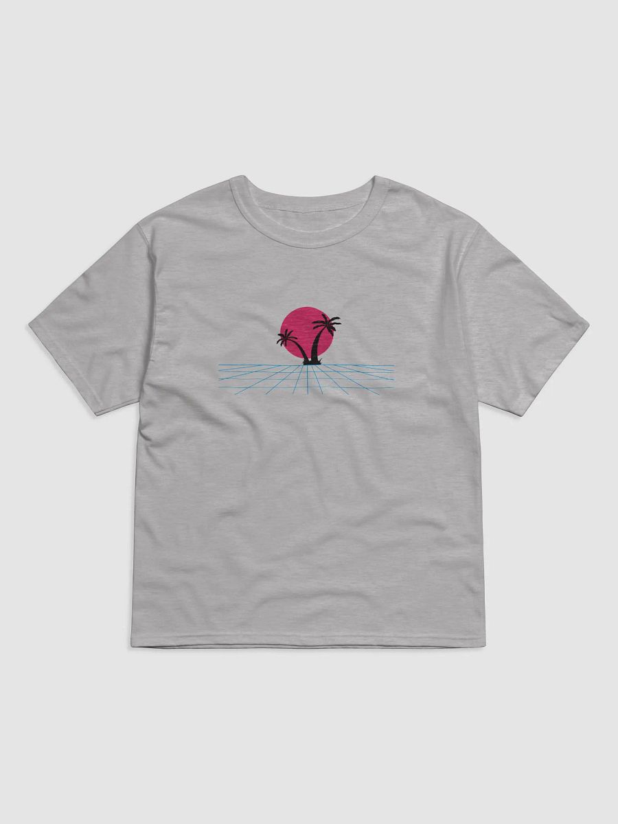 Retro Sunset Grid Relaxed-Fit Tee product image (1)