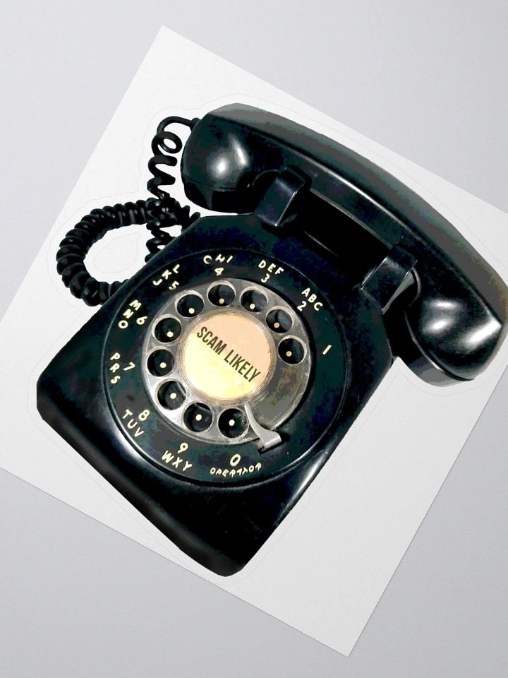 Scam Likely Vintage Phone Sticker product image (2)