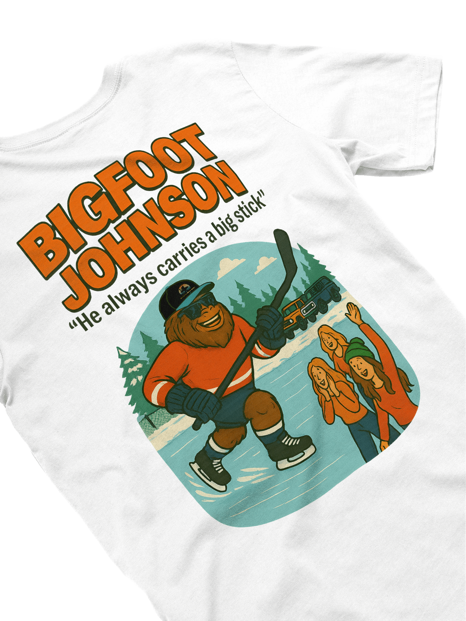 Bigfoot Johnson Big Stick Tee (White) product image (4)
