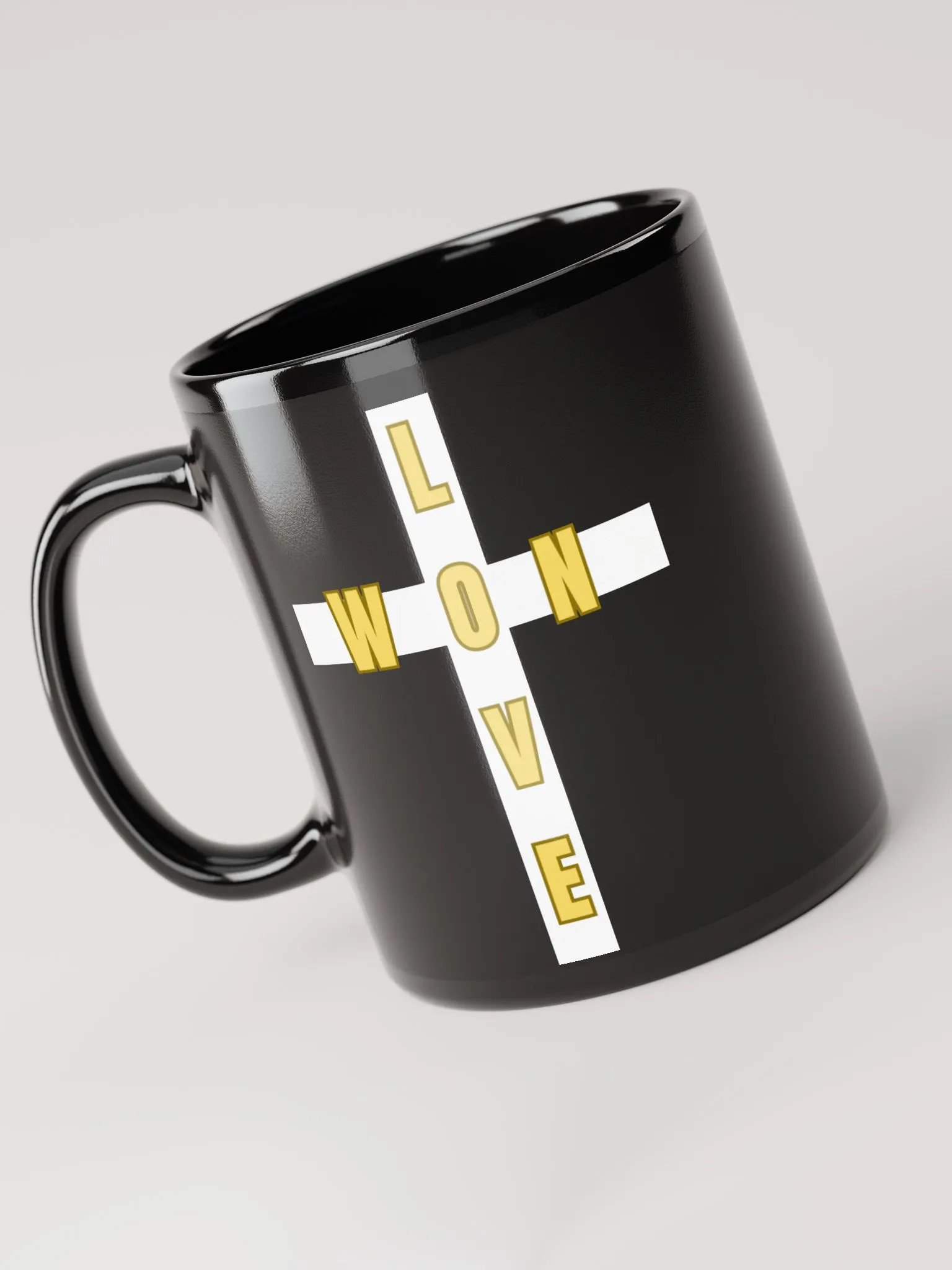 Love Won -Black- mug product image (3)