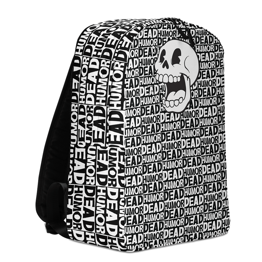 Checkerboard Backpack with Laughing Skull product image (3)