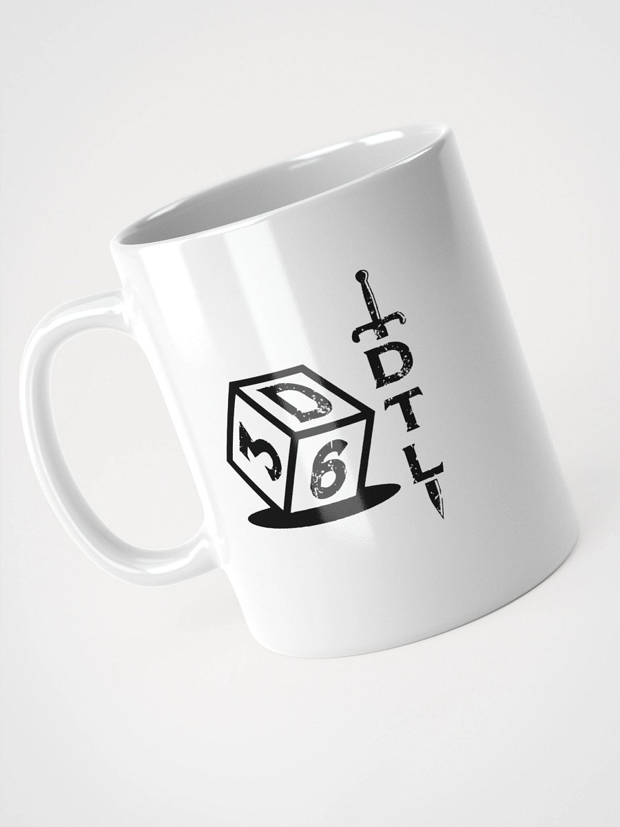 3d6 DTL Vertical Logo on Light Mug product image (7)