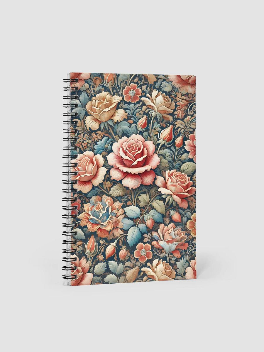 Royal Floral Spiral Notebook product image (1)