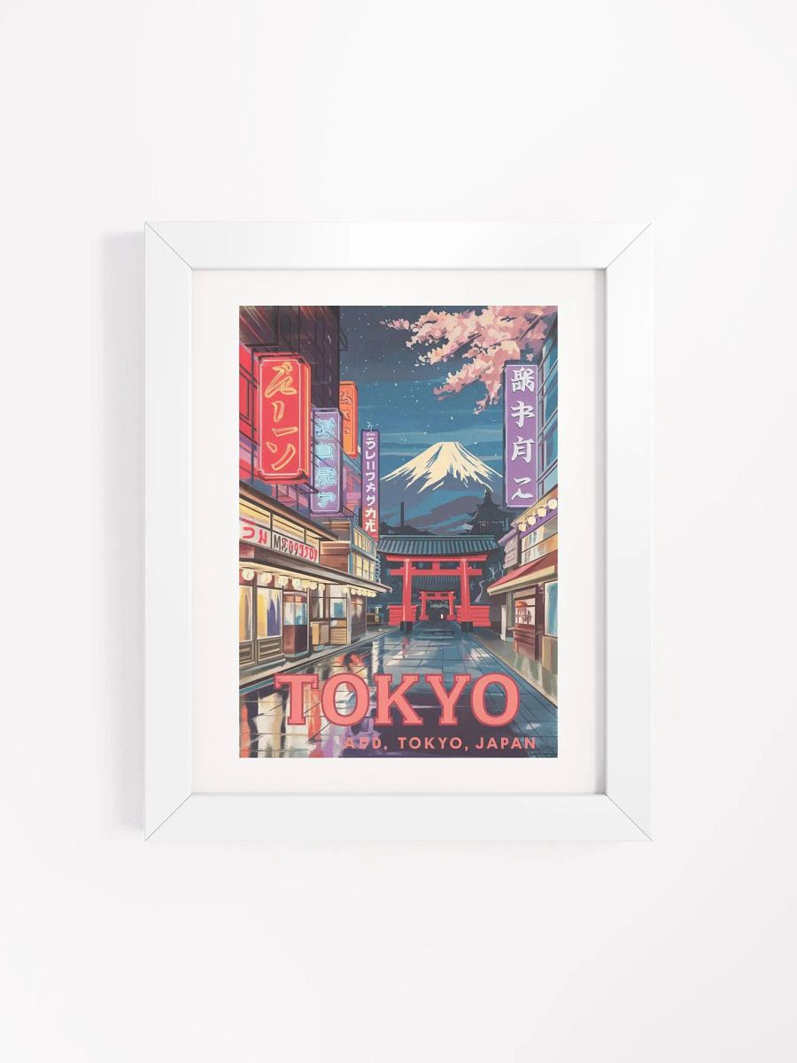 Neon Tokyo Dreamscape - Framed Art Print product image (40)
