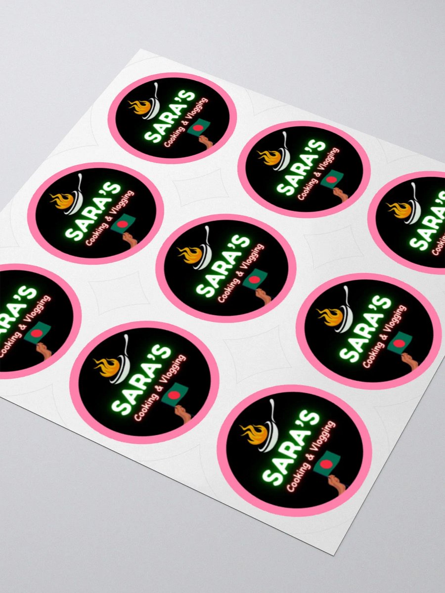 Sara's Sticker Set 3x3 Made of durable vinyl product image (3)