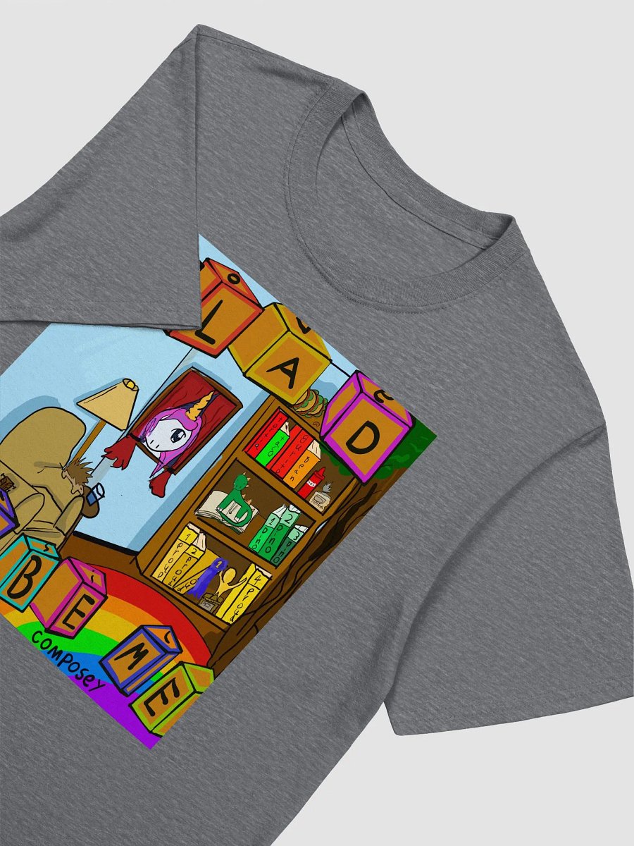 Glad To Be Me Grey Tee product image (3)