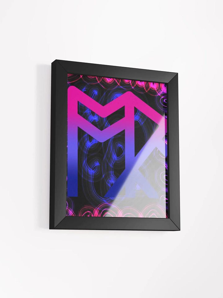 ToRk Rune Framed High-Quality Matte Poster (Bisexual Tones) product image (16)
