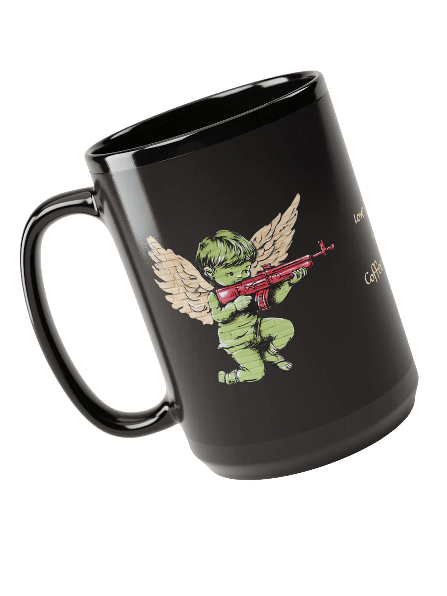 Angelic Rebels Black Glossy Mug product image (2)