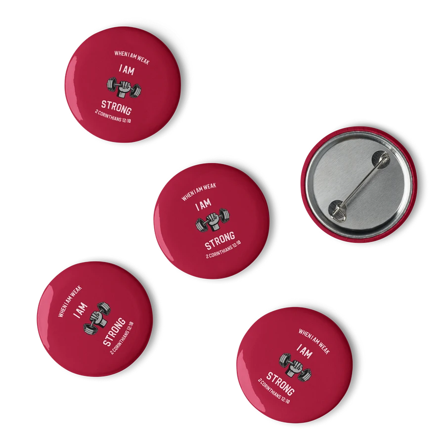 I Am Strong Pin Sets: Maroon product image (6)