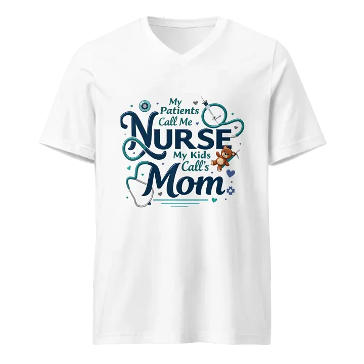 Nurse Mom V-Neck Tee product image (5)