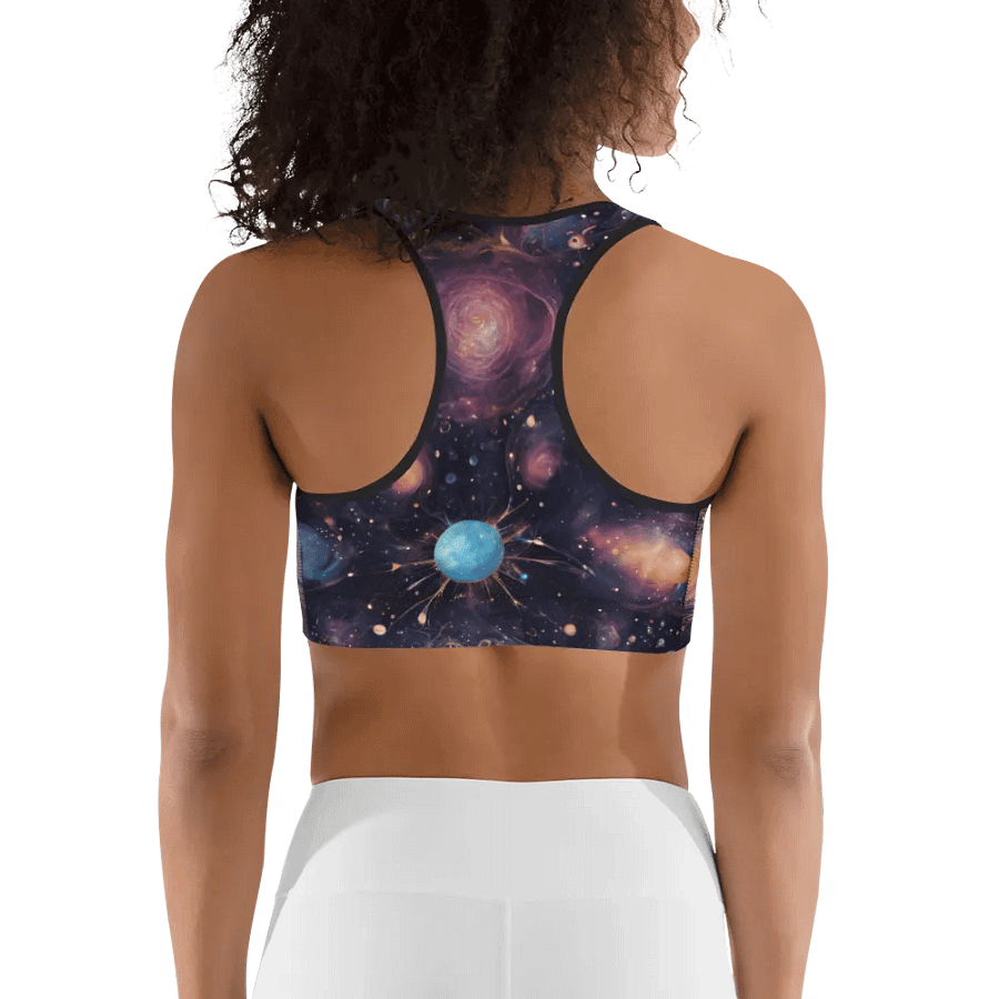 Cosmic Fusion All-Over Print Sports Bra product image (6)