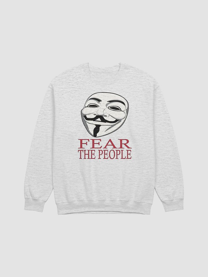 Fear The People - 02 - Red - Gildan Classic Crewneck Sweatshirt product image (2)