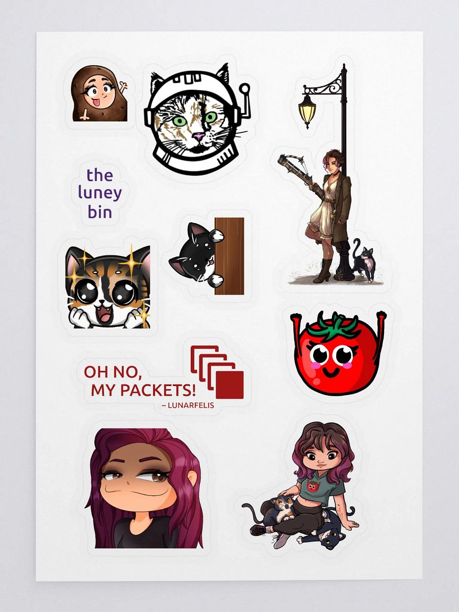 Luney Bin Sticker Sheet product image (1)