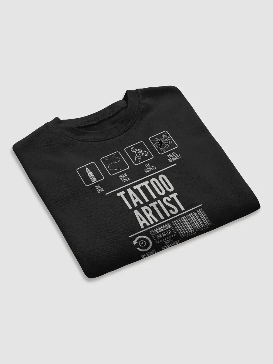 "Tattoo Artist Label" Cropped Sweater product image (7)