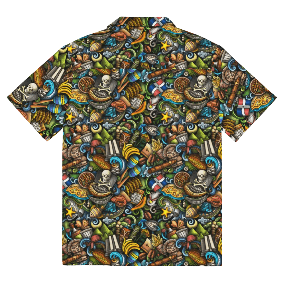 Nautical Skull Adventure Hawaiian Shirt product image (6)