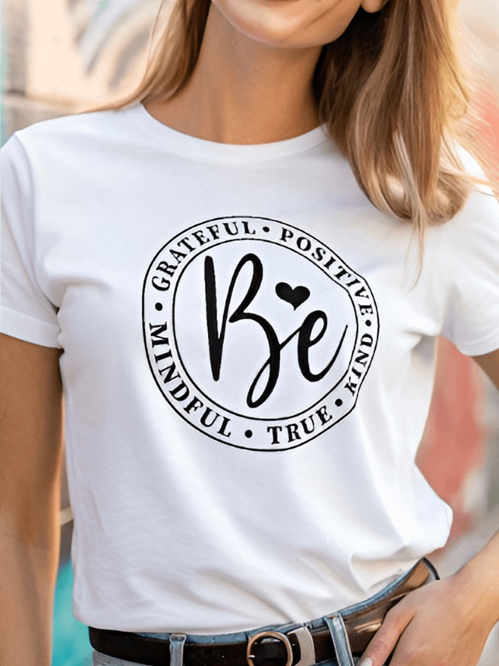 Be Grateful Mindful True Kind - Women's White T-Shirt product image (1)