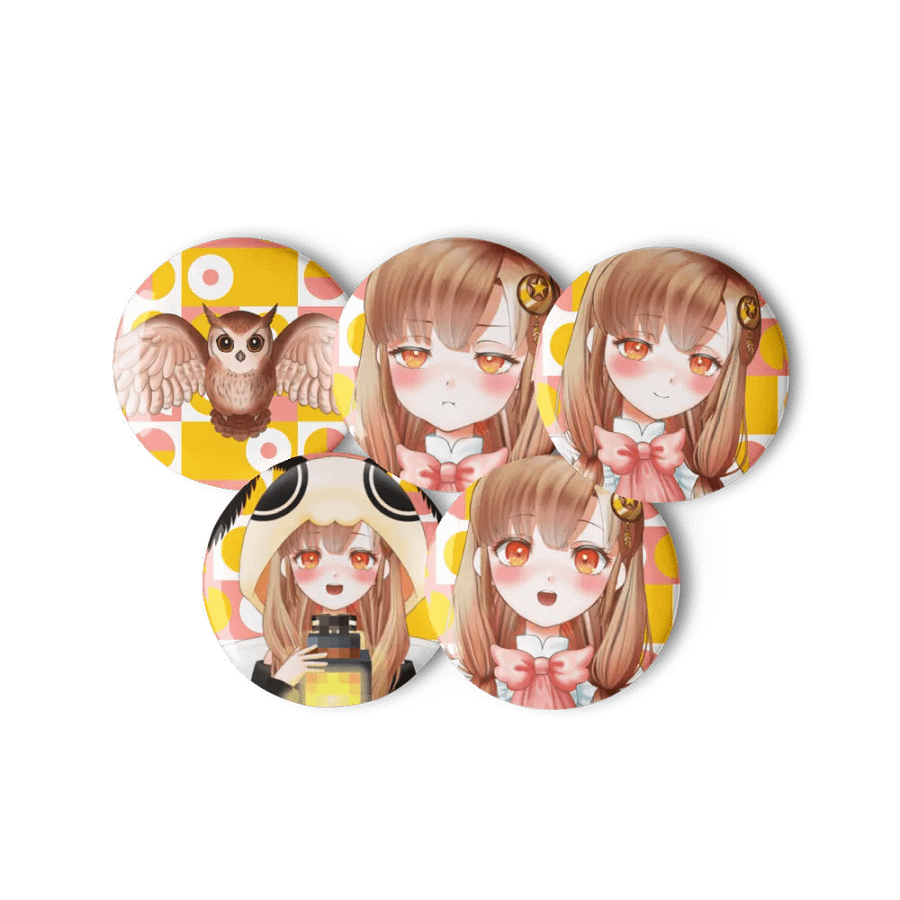 Yuni Luna Expressions Pin Buttons Set product image (7)