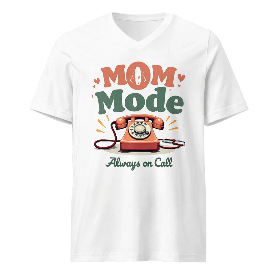 Vintage Mom Mode V-Neck Tee product image (5)