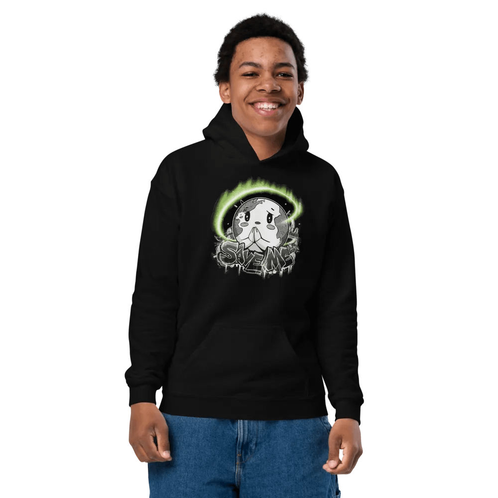 Save Me Kids Hoodie | Eco-Friendly Style for Young Activists product image (9)