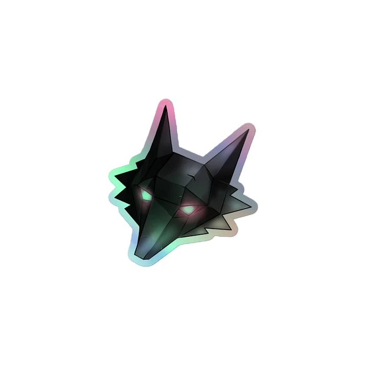 Holographic Wolf Sticker product image (1)