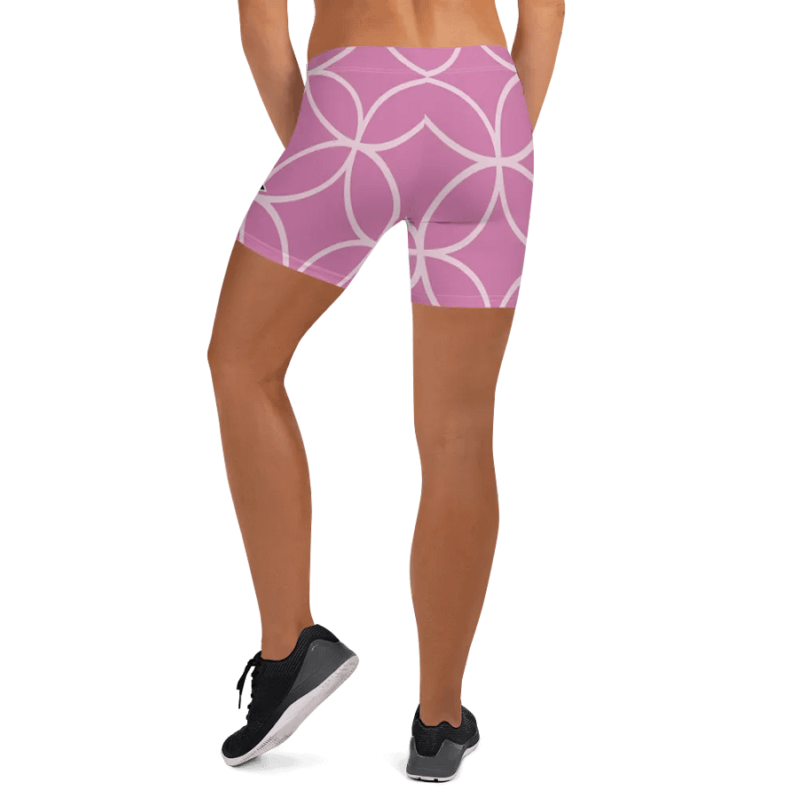 Shorts OneVamps pink white color product image (7)