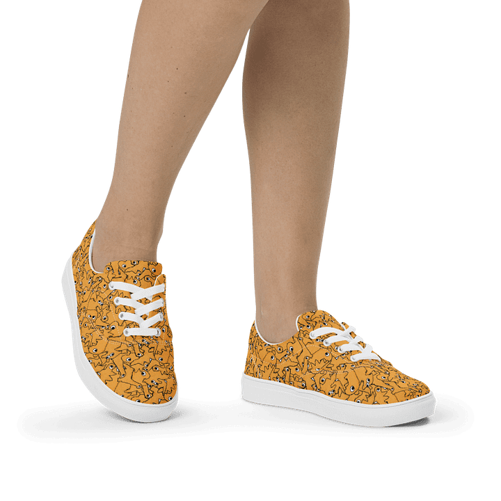 Dino Nuggies Lace-Up Canvas Shoes [Women's Sizes] product image (2)