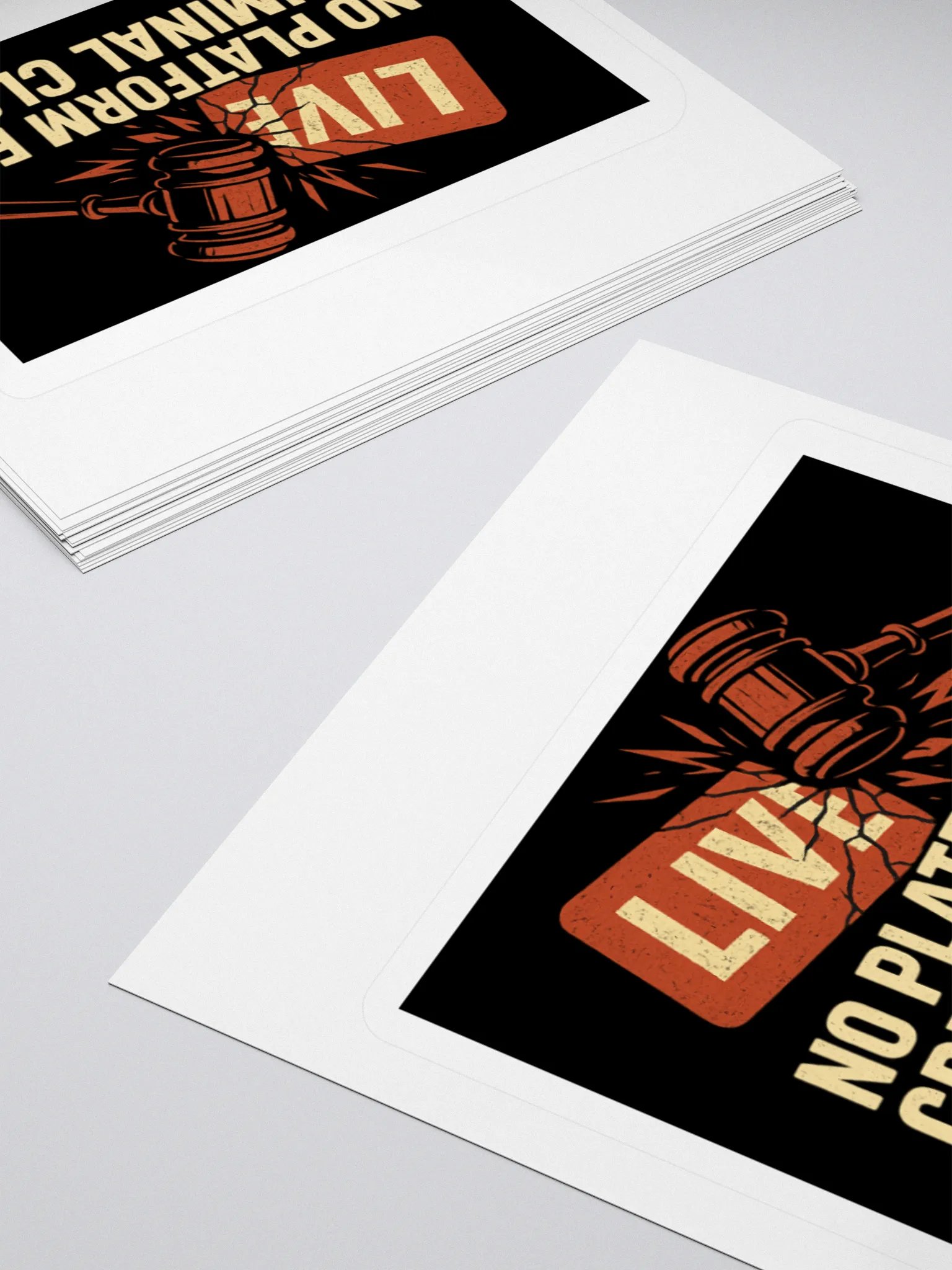 No Platform for Criminal Clout – Vinyl Sticker product image (12)