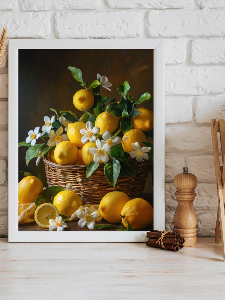 Lemons in a Basket Poster product image (2)