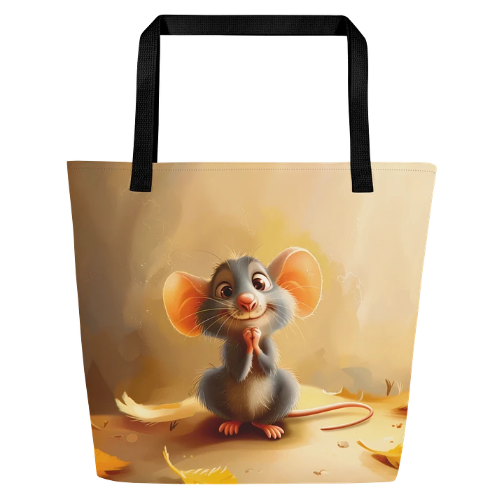 Tote Bag: Cute Mouse Adorable Animal Trendy Art Style Design product image (1)