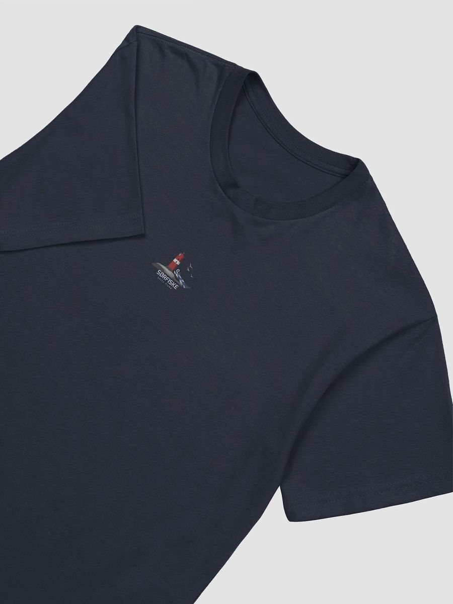 Sørfiske T-Skjorte Navy Blå - Liten Logo Senter product image (3)