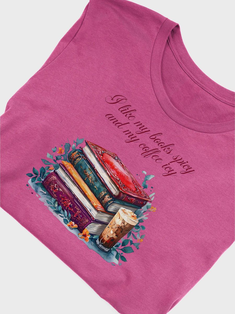 Floral Bookstack & Iced Coffee T-Shirt product image (49)