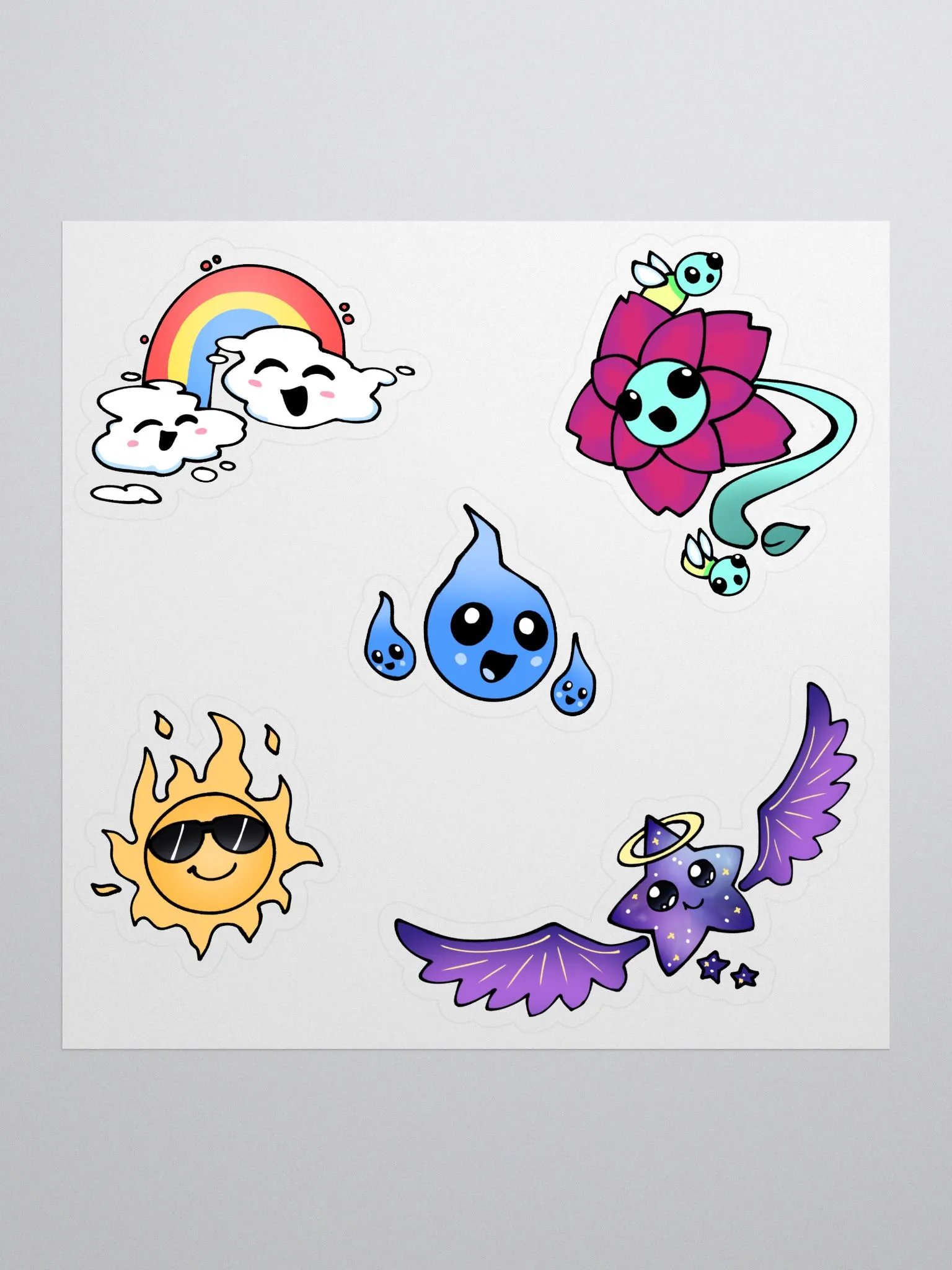 Classified Pets Sticker Sheet - Ghost Simulator product image (1)