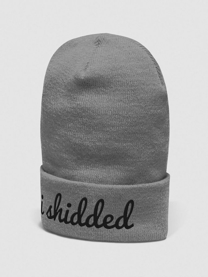 "i shidded" Beanie but in Black Font product image (3)