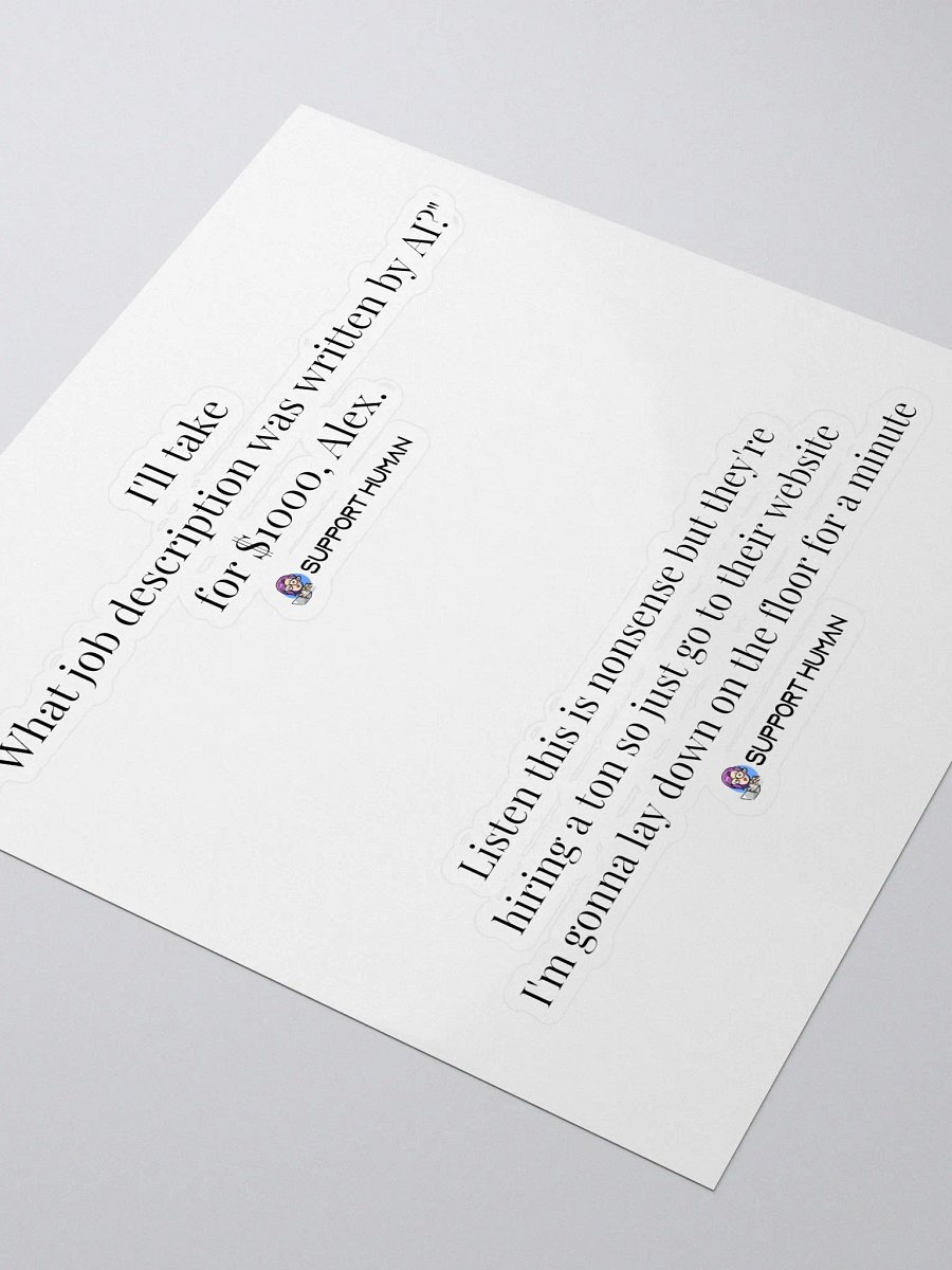 Best of BJB Stickers: AI Nonsense product image (3)