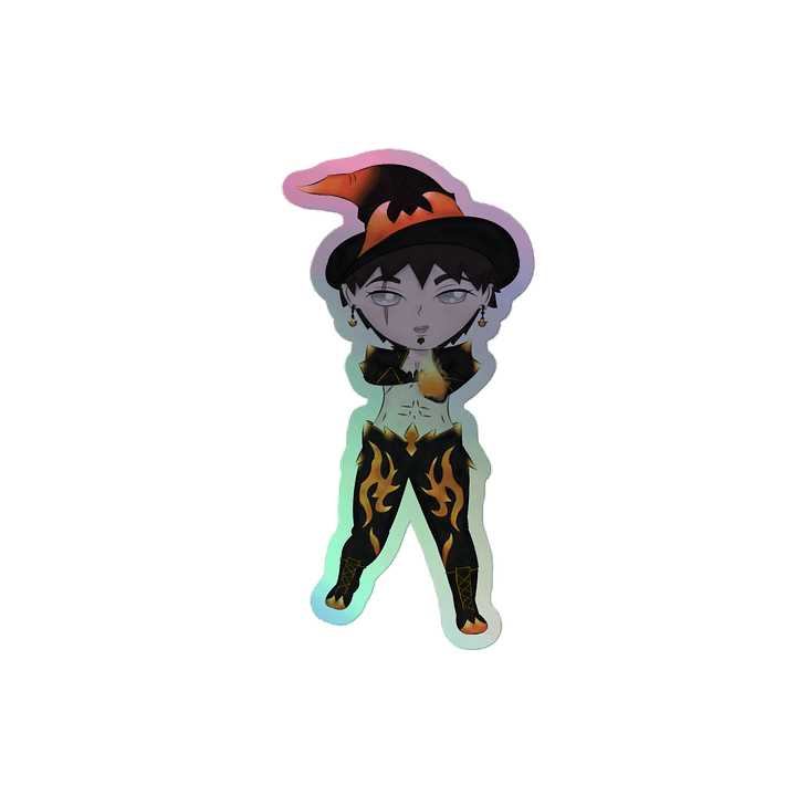 Fire Mage Itachi | Holographic Sticker product image (2)