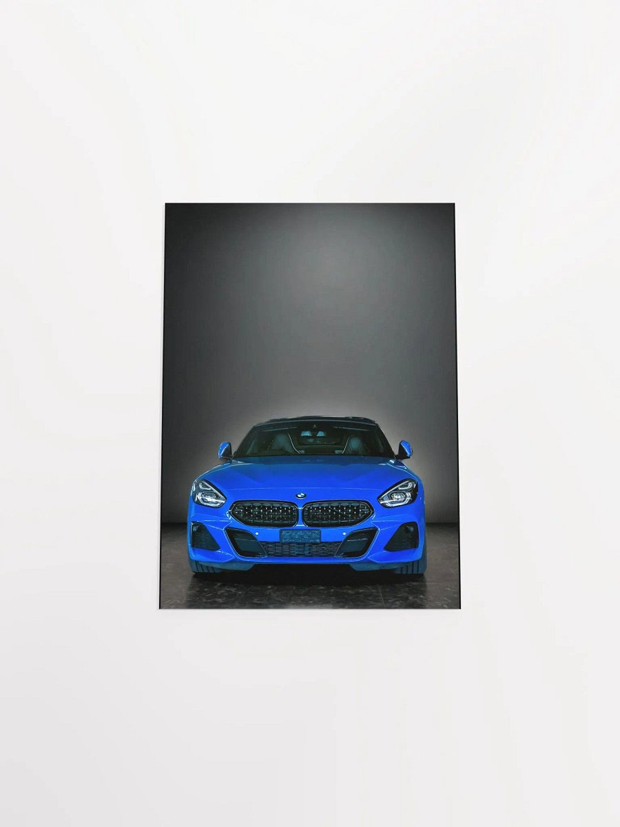 Cool Blue Car Poster product image (1)