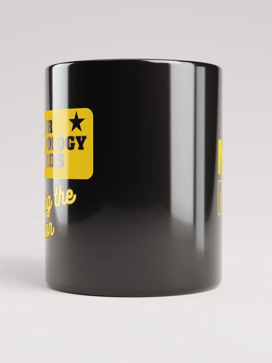 MOFO Mark Black Ceramic Coffee Mug product image (3)