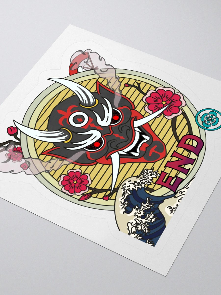 Oni Mask Kiss Cut Stickers product image (12)