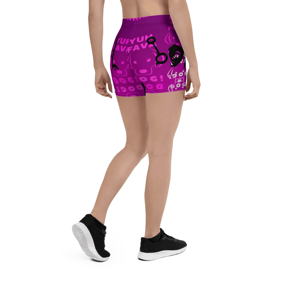 Purple Lavore Spandex Shorts product image (3)