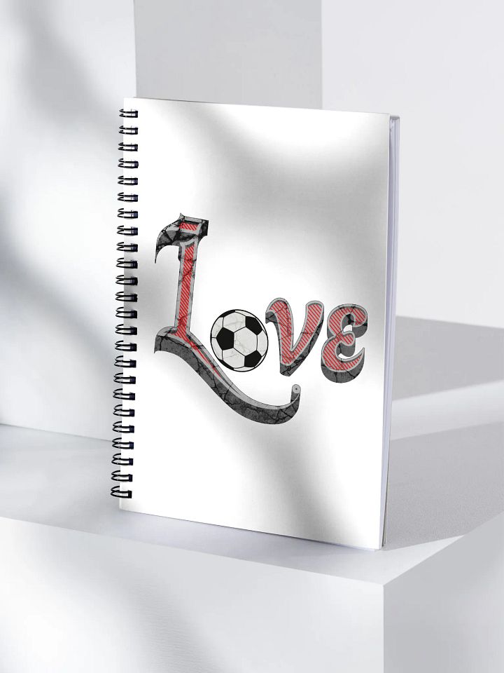 Love Soccer Spiral Notebook product image (1)