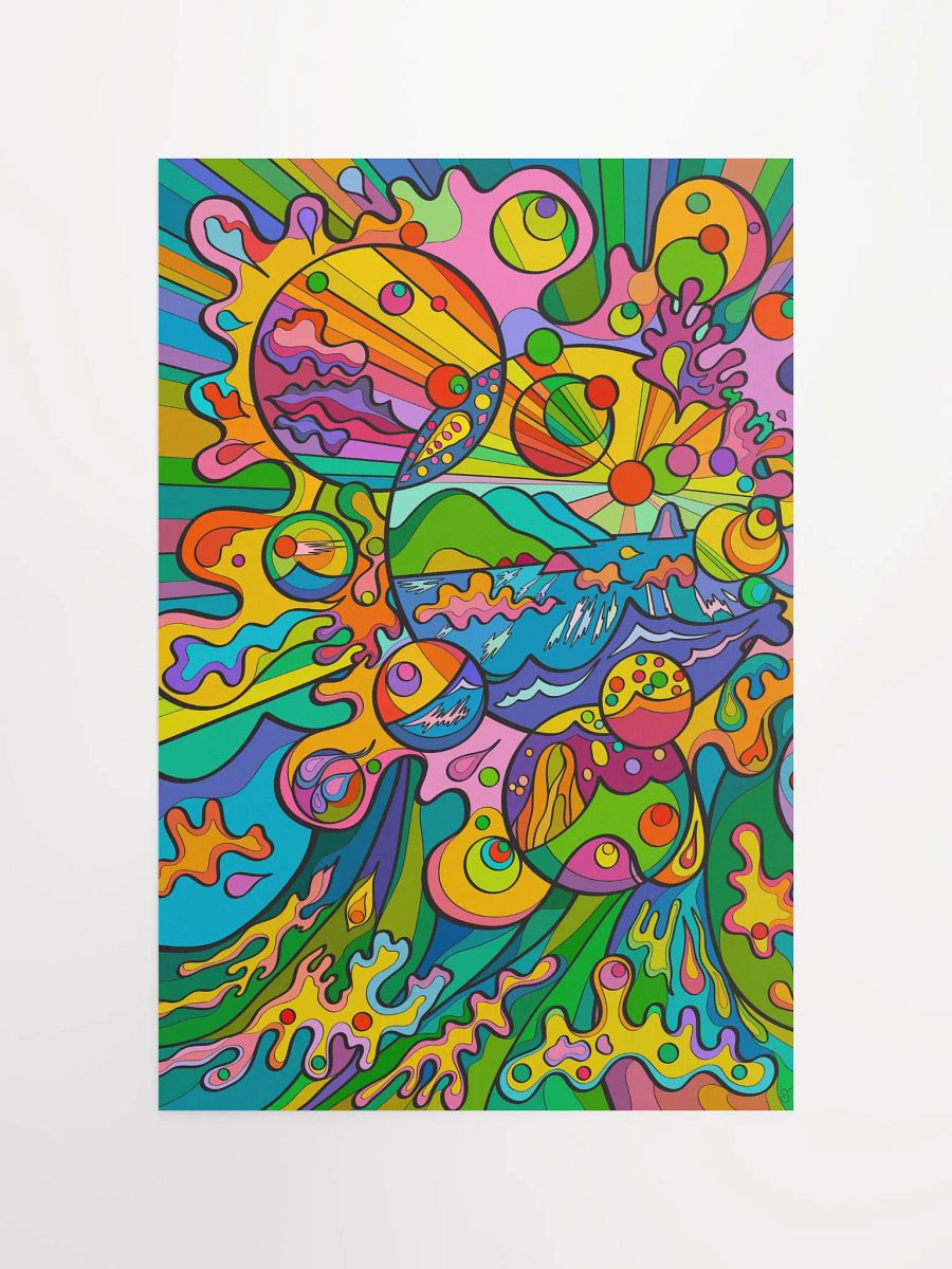 Vibrant Matte Poster Prints - Bright Sea Bubbles product image (4)