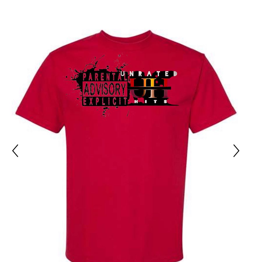 Unrated Hits Crew Neck Black Tshirt product image (1)